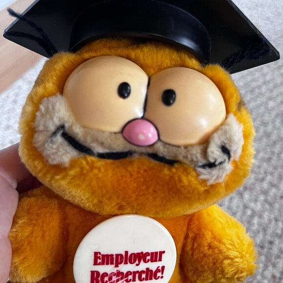 Graduate Garfield Vintage "Employeur Recherche!" NWT 1978 - Picture 11 of 12